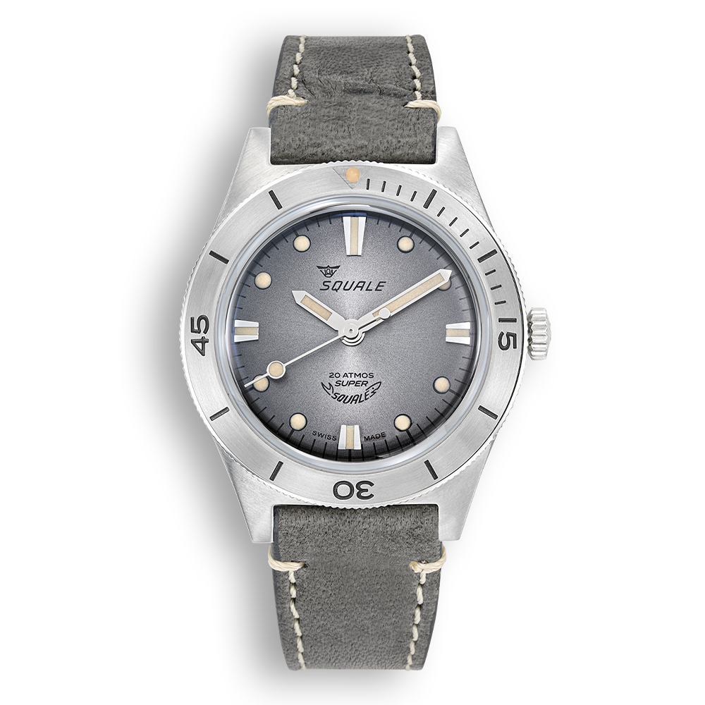 Super-Squale Sunray Grey Leather